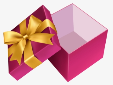 Pink Open Gift Png - Open Gift Box Png, Transparent Png, Free Download