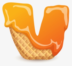 Letter V Png Free Commercial Use Image - Soy Ice Cream, Transparent Png, Free Download