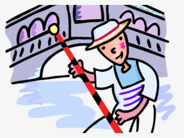 Canal Clipart Gondolier, HD Png Download, Free Download