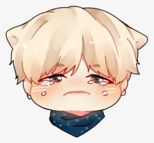 Crying Yoongi♡ - Cartoon, HD Png Download, Free Download