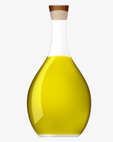 Oil Clipart Decanter - Glass Bottle, HD Png Download, Free Download