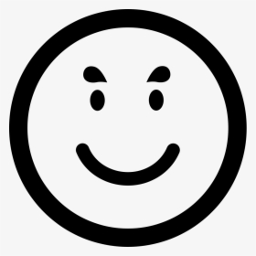 Smiling Emoticon Face In A Square - Simbolo De Hora Png, Transparent Png, Free Download