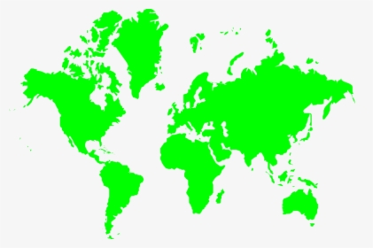 World Free Stock Photo - Green Map Of World, HD Png Download, Free Download