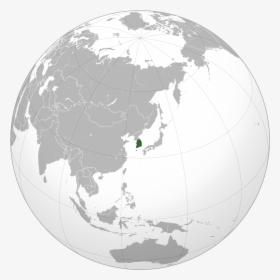 Large Location Map Of South Korea - Japan World Map Png, Transparent Png, Free Download