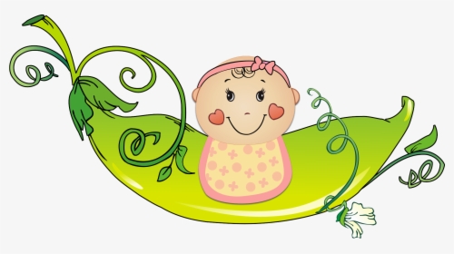 Baby Girl Monkey Clip Art - Baby With Ribbon Clipart, HD Png Download, Free Download