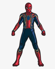 Draw Iron Spider Man, HD Png Download, Free Download