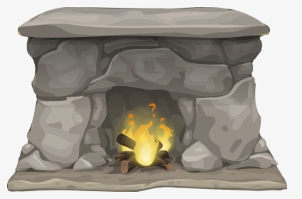 Hearth,fireplace,flame - Outcrop, HD Png Download, Free Download