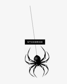 Black Widow Clipart , Png Download - Hanging Spider Png, Transparent Png, Free Download