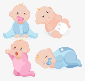 Clipart Stock Diaper Vector Baby Girl - Cartoon, HD Png Download, Free Download