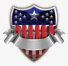 Usa Badge With Banner Transparent Png Clip Art Image - Usa Transparent Png Banner, Png Download, Free Download