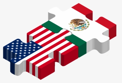 Usa And Mexico Png - Usa Mexico Flag Png, Transparent Png, Free Download