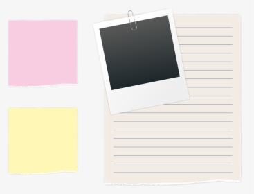 List, Polaroid, Paperclip, Photo, Post It, Note, Pink - Polaroid Paperclip, HD Png Download, Free Download