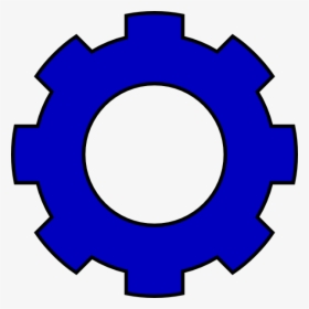 Blue Gear Clip Art At Clker - Electrical Engineering Logo Hd, HD Png Download, Free Download
