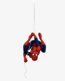 Ultimate Spider Man Upside Down - Spiderman Hanging Transparent Background, HD Png Download, Free Download