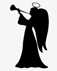 Angel Silhouette Clipart, HD Png Download, Free Download