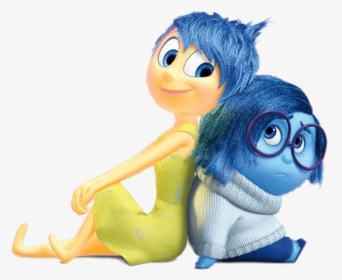 Joy And Sadness Back To Back - Inside Out Happy And Sad, HD Png Download, Free Download