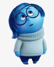 Inside Out Sadness Cartoon, HD Png Download, Free Download