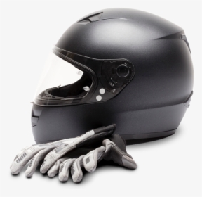 Sportbike Helmet Gloves - Helmet & Gloves, HD Png Download, Free Download