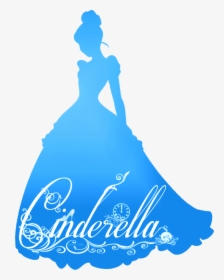 Sinderella Silhouette - Cinderella Disney Princess Silhouette, HD Png Download, Free Download