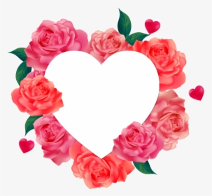 Rose Heart Valentine Background Png Free Download Searchpng - Heart Rose Png, Transparent Png, Free Download