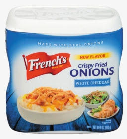 French"s Crispy Fried Onions, White Cheddar - French's Fried Onions White Cheddar, HD Png Download, Free Download