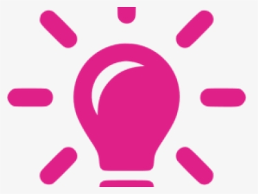 Light Bulb Clipart Pink - Office Equipment Company Case Study, HD Png Download, Free Download
