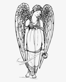 Victorian Angel Illustration, HD Png Download, Free Download