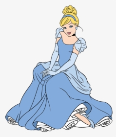 Cinderella Clip Art Images - Disney Princess Sitting Down, HD Png Download, Free Download
