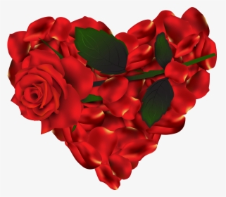 Heart Of Roses Png Clipart - Portable Network Graphics, Transparent Png, Free Download