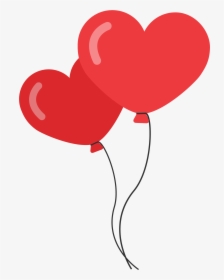 Heart Shaped Balloons Png Image - Heart Shape Balloon Png, Transparent Png, Free Download