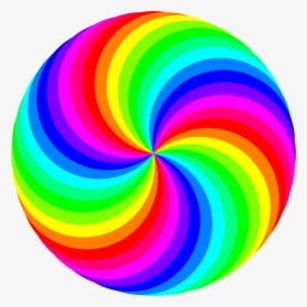 36 Circle Swirl 12 Color Clip Arts - Colorful Swirl Circle, HD Png Download, Free Download