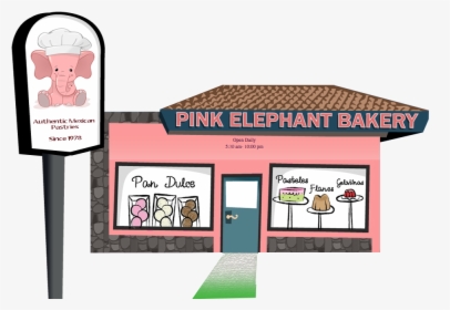Pink Elephant Panaderia, HD Png Download, Free Download