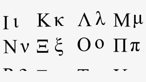 Ancient Greek Alphabet, HD Png Download, Free Download