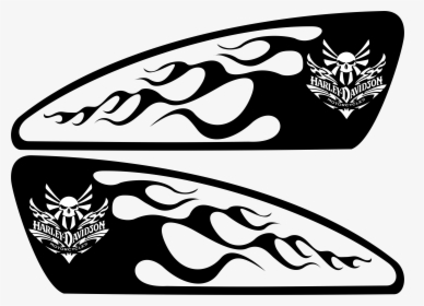 Harley Decals Airbrush Gas - Sticker Design For Bike, HD Png Download, Free Download