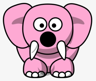 Cartoon Elephant Facing Front, HD Png Download, Free Download
