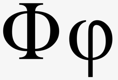 Phi Greek Letter - Phi Golden Ratio Symbol, HD Png Download, Free Download