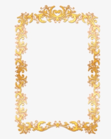 Ornate Gold Frame Png - Decorative To Do List, Transparent Png, Free Download