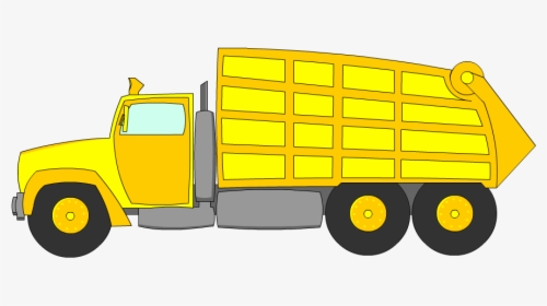 Clip Art Cartoon Garbage Truck, HD Png Download, Free Download