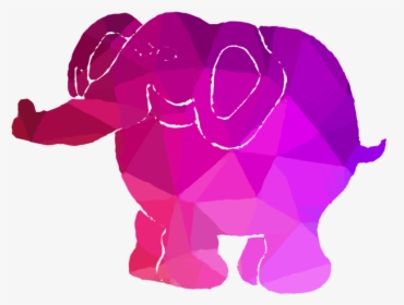 Elephant Clipart Red - Indian Elephant, HD Png Download, Free Download