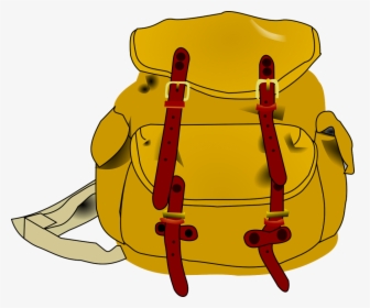 Transparent Backpack Clip Art - Clipart Rucksack, HD Png Download, Free Download