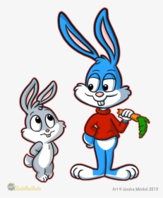 Dessiekisses 51 5 Baby Bugs And Buster Bunny By Meckelfoxstudio - Tiny Tunes Bugs Bunny, HD Png Download, Free Download