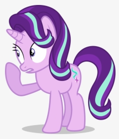 Mlp Fim Starlight Glimmer Vector By Luckreza8 On - Mlp Starlight Glimmer Back, HD Png Download, Free Download