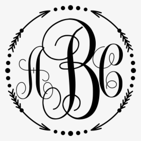 Circle Monogram With Arrows, HD Png Download, Free Download