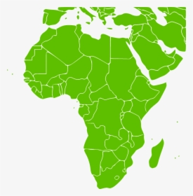 Africa Map Green, HD Png Download, Free Download