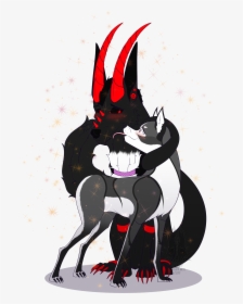 Smooching The Demon U3u - Cartoon, HD Png Download, Free Download