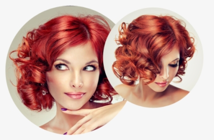 Curly Wigs - Red Hair, HD Png Download, Free Download