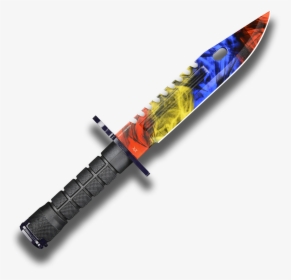 Fadecase M9 Bayonet Knife Marble Fade Fadecase Skins - M9 Bayonet Fade Png, Transparent Png, Free Download