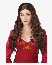 Brown Lady Guinevere Wig - Wig, HD Png Download, Free Download