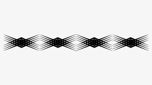 Geometric Border Png - Vertical Decorative Line Divider Png, Transparent Png, Free Download