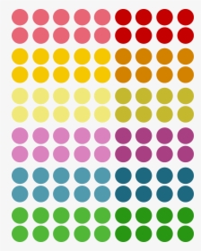 Different Color Dots - Circles With Different Colors, HD Png Download, Free Download